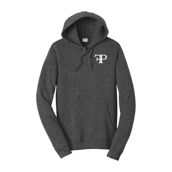 FB1019 Pullover Hoodie front darkheather